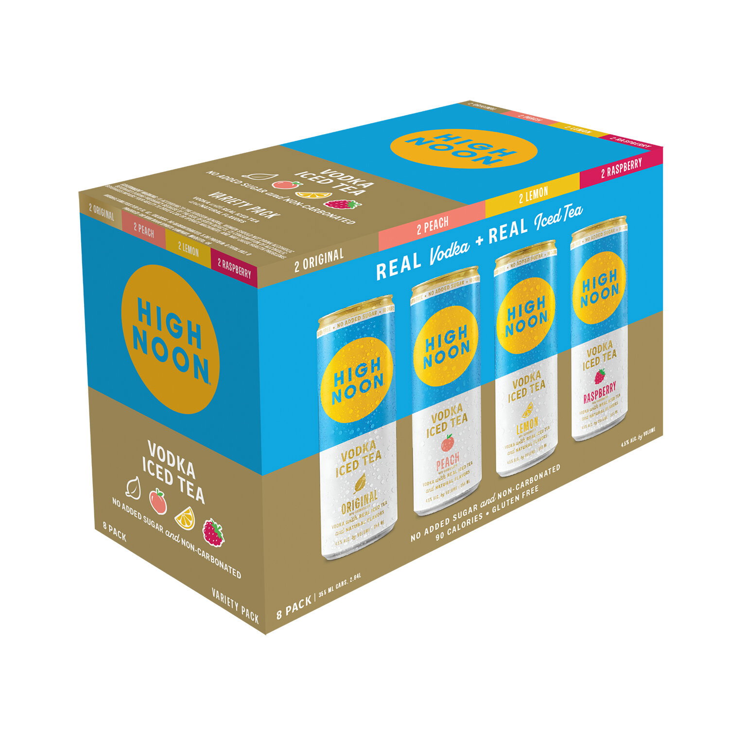 High Noon Iced Tea Variety (8-pack) - Foodland
