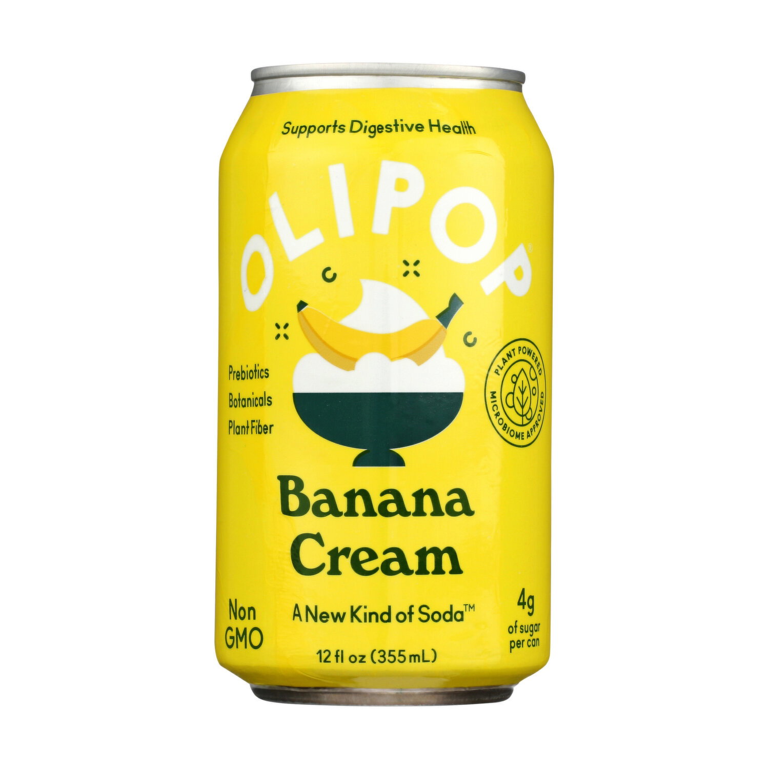 Olipop Banana Cream - Foodland