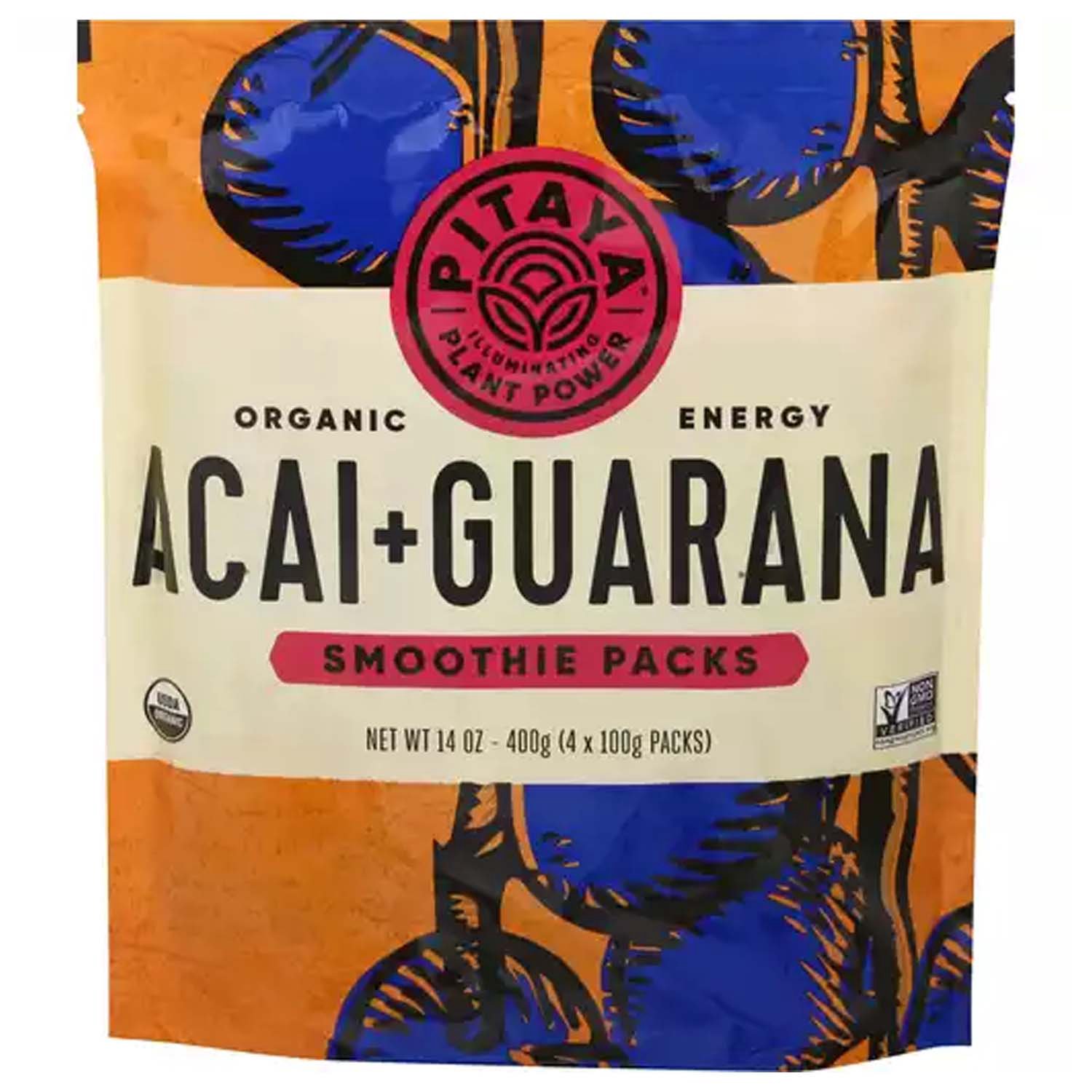 Pitaya Organic Smoothie Packs, Acai, Guarana - Foodland