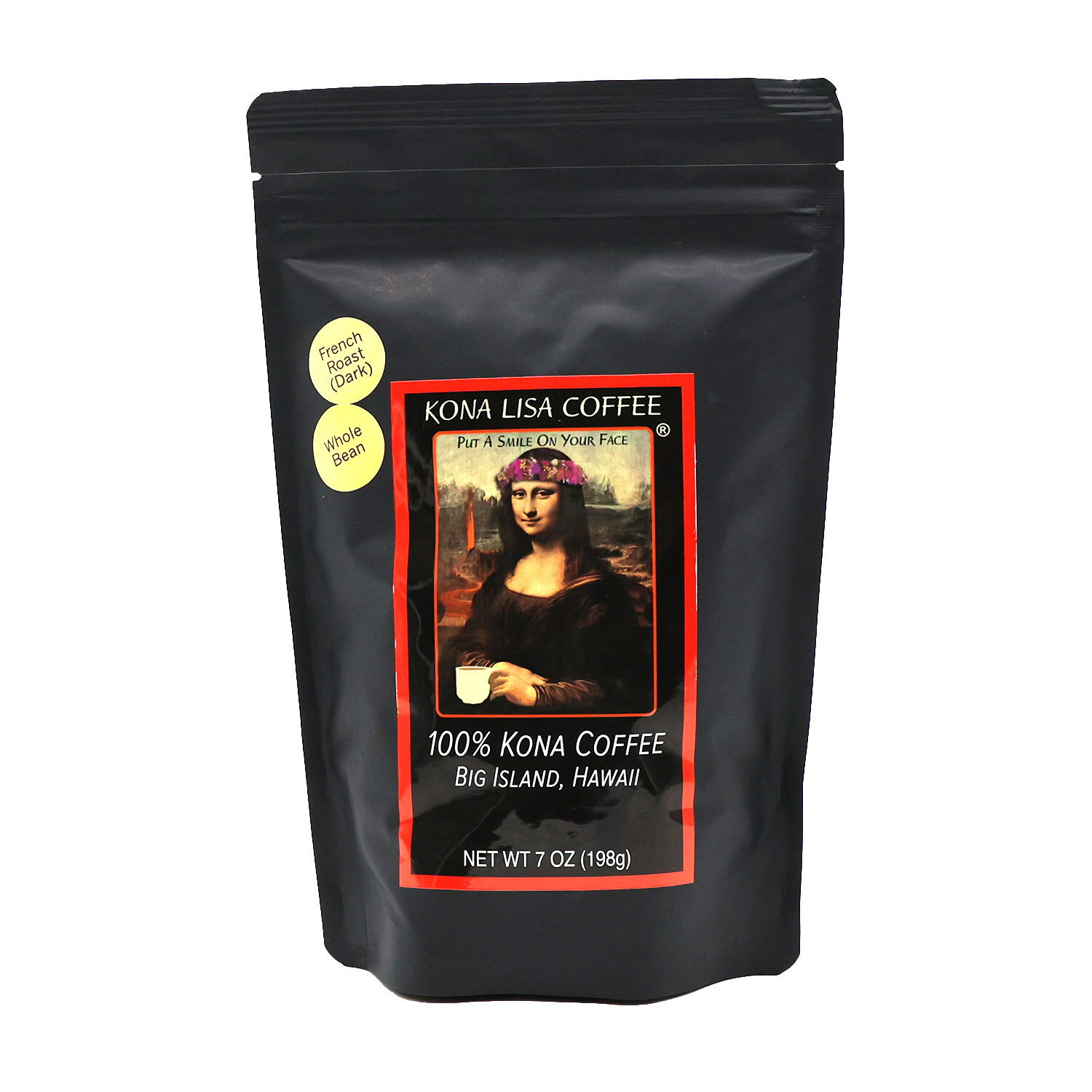 Kona Lisa French Roast Coffee, Whole Bean - Foodland