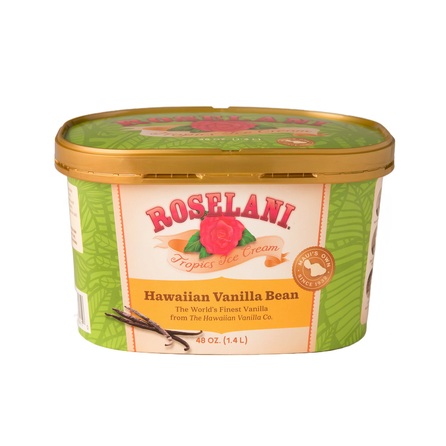 Roselani Hawaiian Vanilla Bean Ice Cream - Foodland