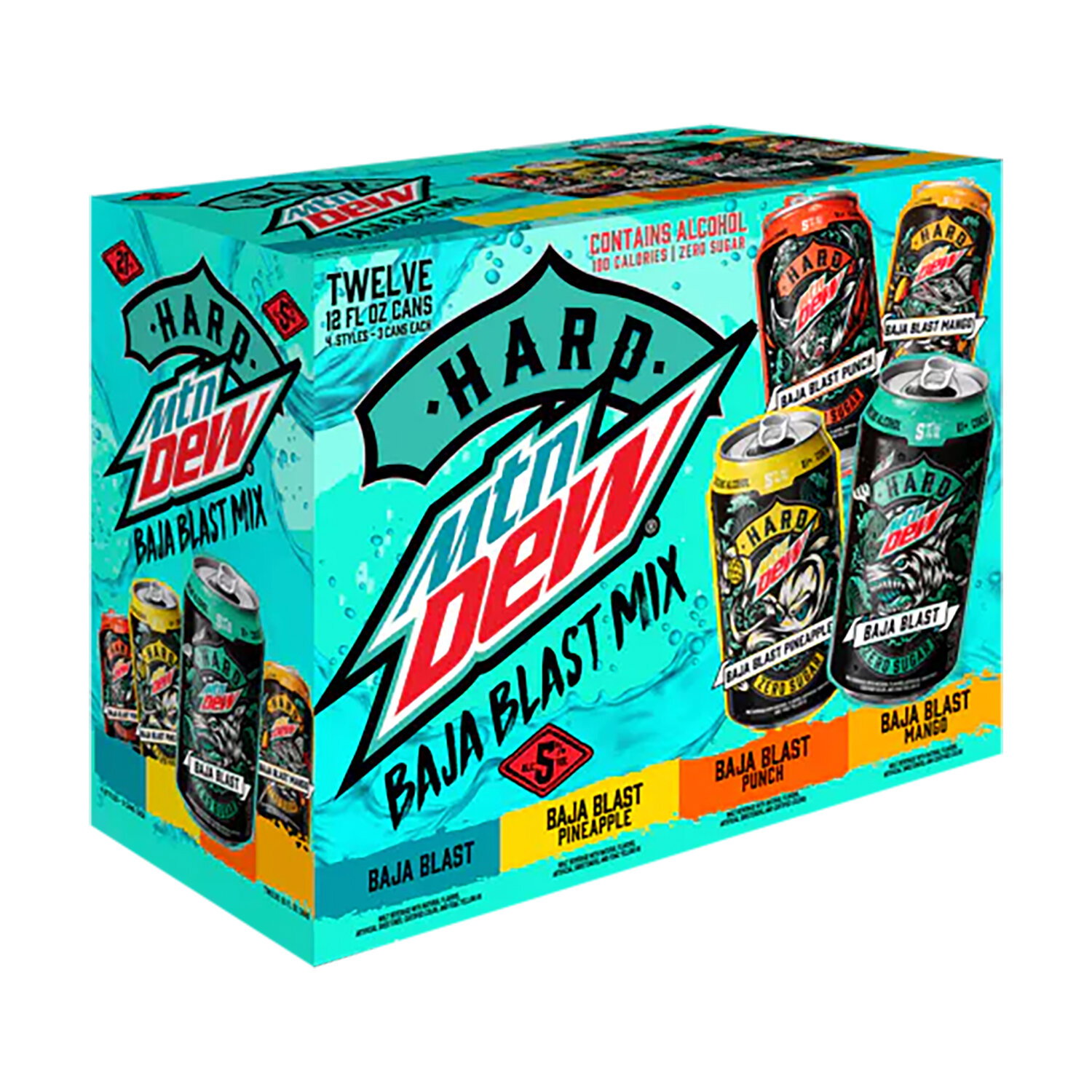 Hard Mtn Dew Baja Blast Mix (12-pack)