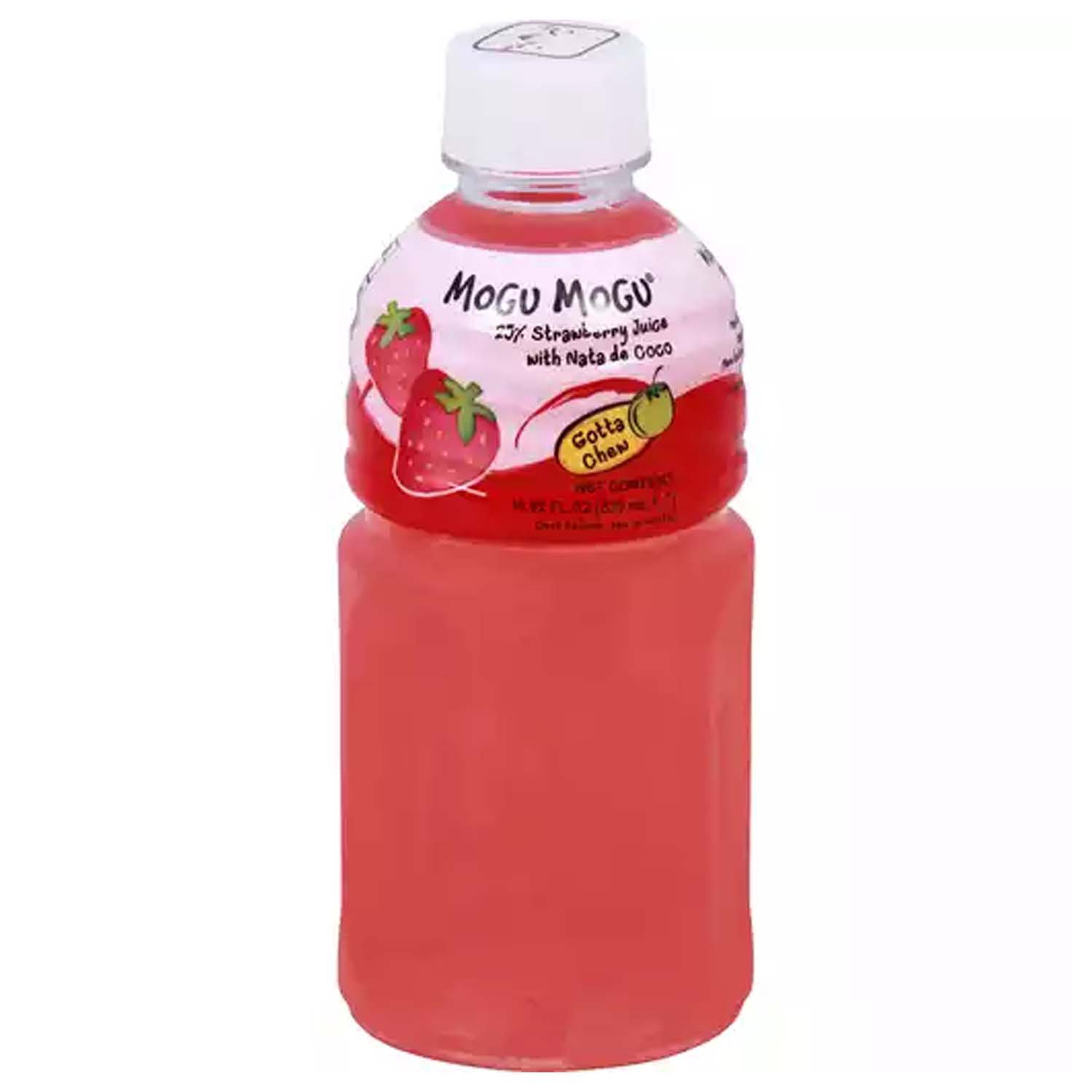 Mogu Mogu Juice, Strawberry with Nata De Coco - Foodland