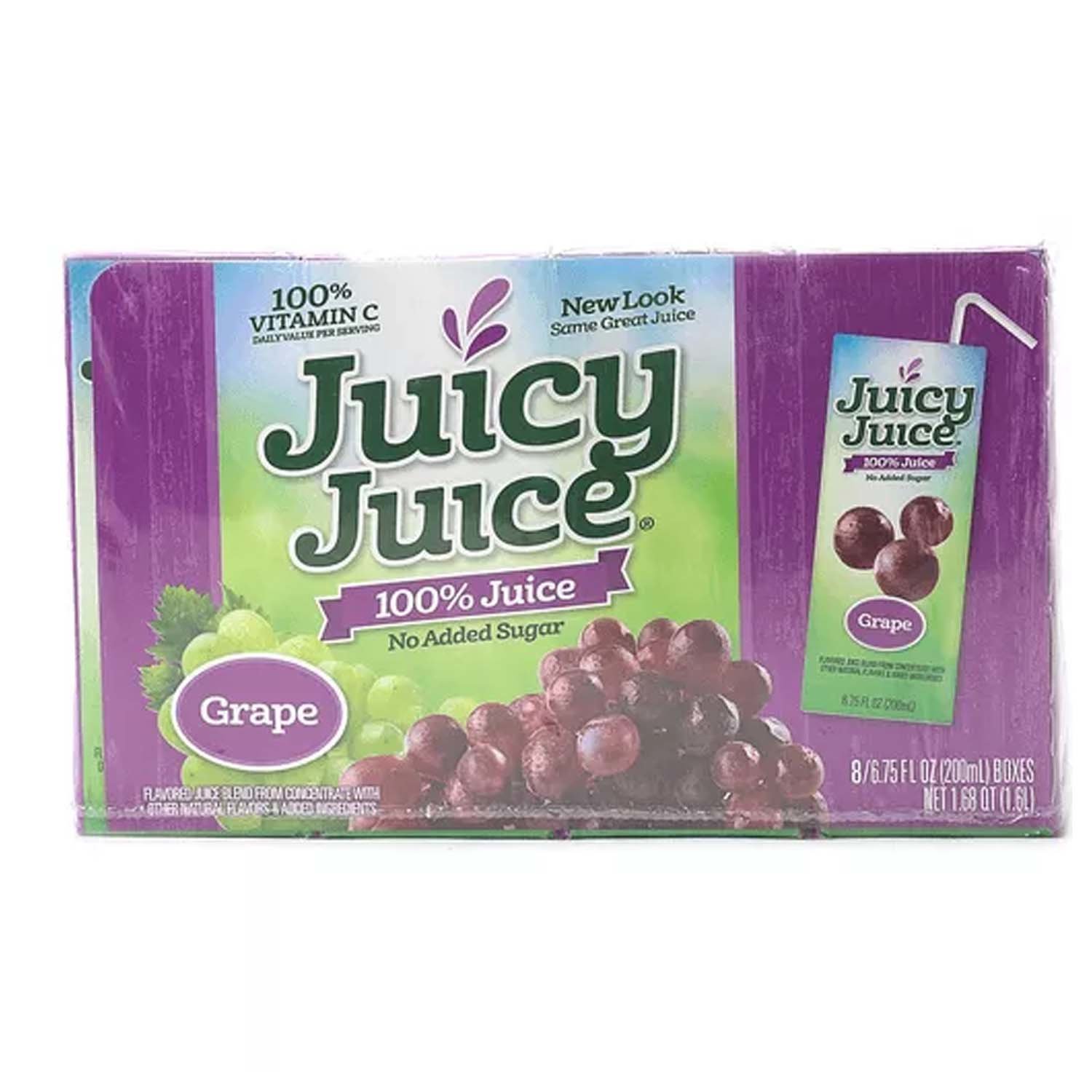 JUICY☆ 30 Juicy Juice Grape Slim 8 Pk - Foodland